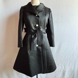 1970s A-line Dress & Fit and Flare Coat Set